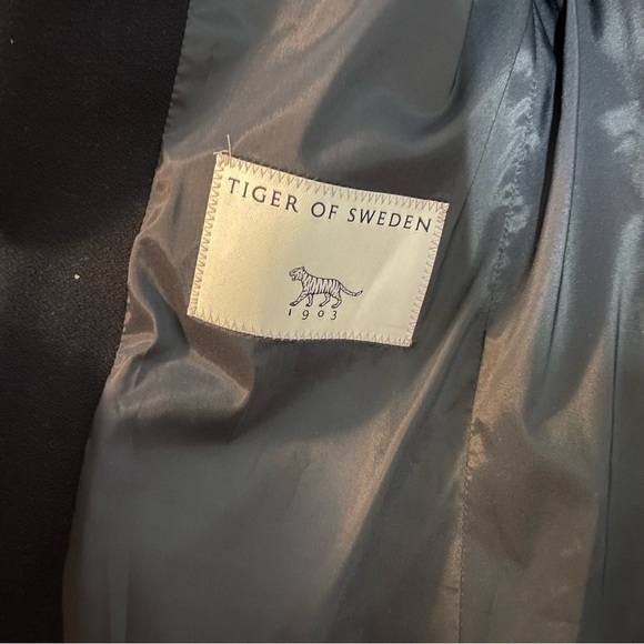 TIGER of Sweden Sajni Single Breasted Dark Navy Blazer size EU 38 - Picture 10 of 13